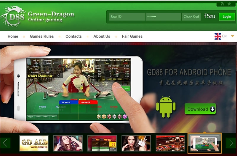 green casino online